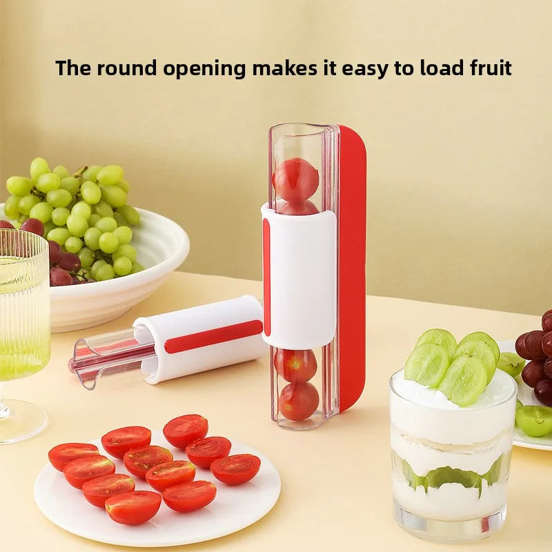 Tomato Cherry Grape Slicer – Multipurpose Fruit Cutter Tool