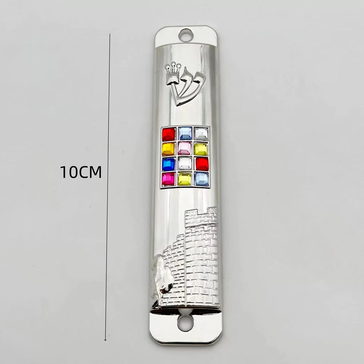 Jerusalem Mezuzah Case – Jewish Home & Hanukkah Door Decor
