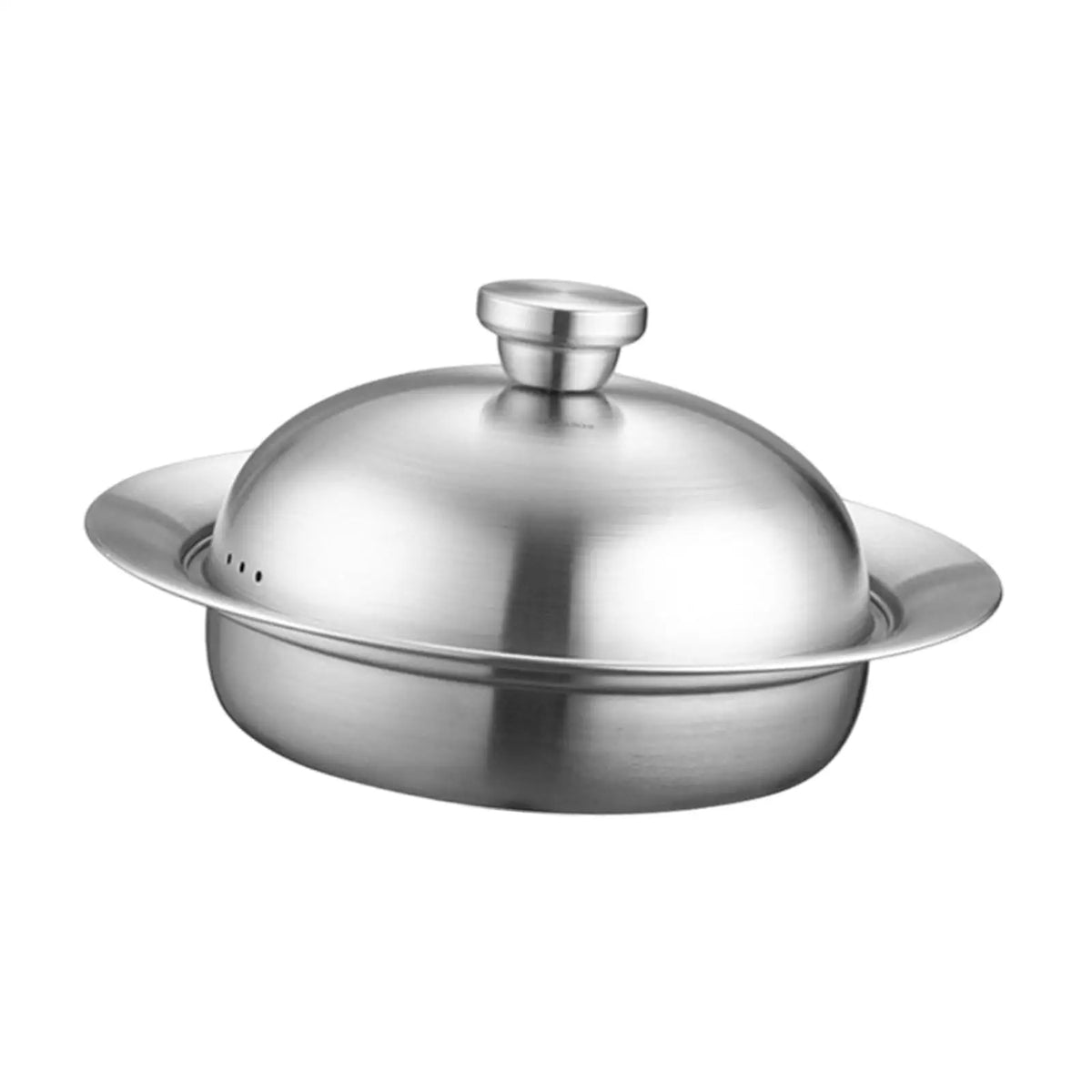 Stainless Steel Food Steamer Pot with Lid | Multi-Use