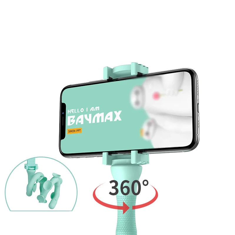 Caterpillar Flexible Phone Holder – Suction Cup Stand