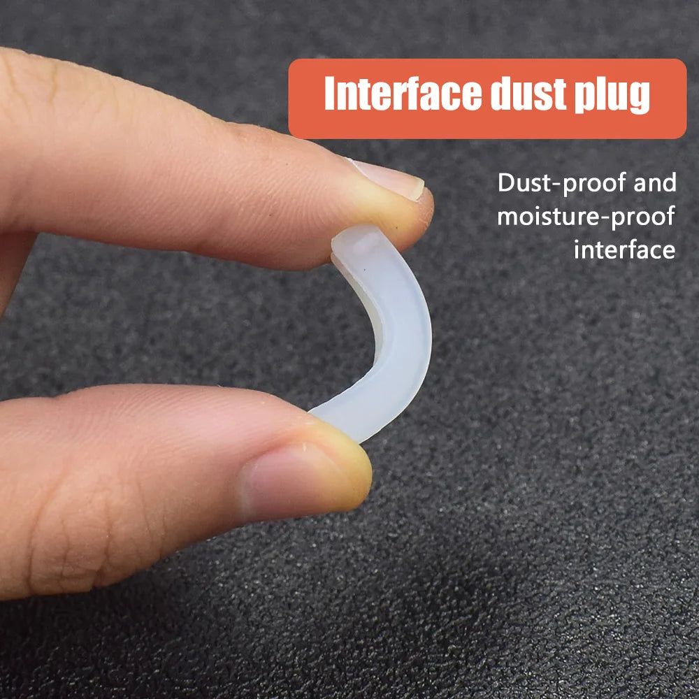 9-Piece Silicone USB Dust Plugs for Laptop & Notebook Ports