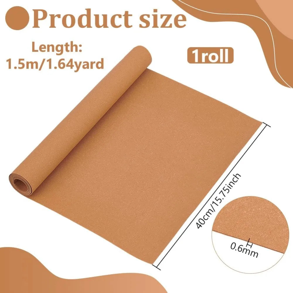 PVC Leather Stiffener Roll 59x15.7" Sandy Brown | 0.6mm