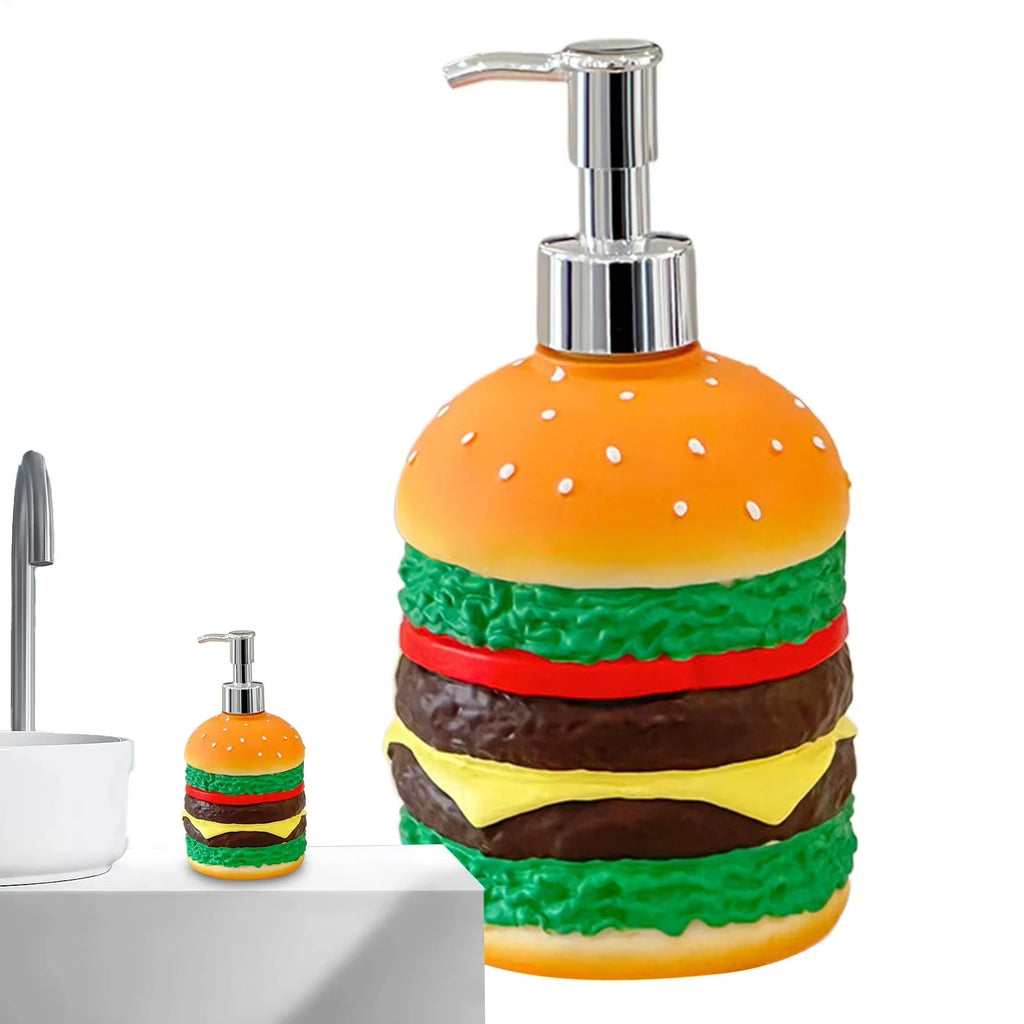Hamburger Soap Dispenser – Fun Pump Bottle for Bathroom