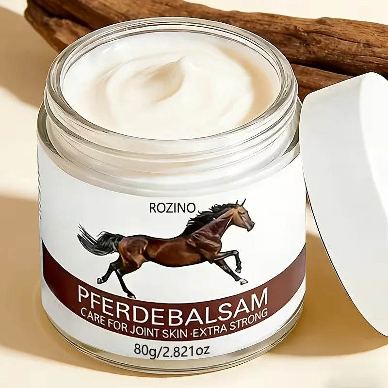 ROZINO Horse Oil Body Cream 80g – Ginger, Chamomile & Hyaluronic Acid
