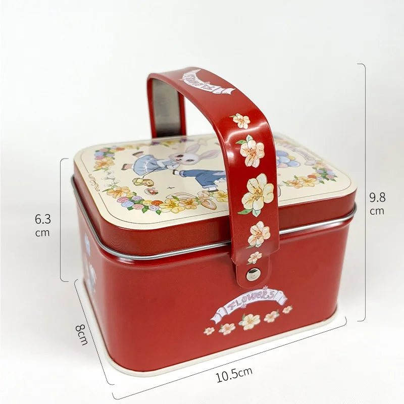 Rabbit Tinplate Gift Tin Box – Candy, Cookie & Wedding Favor
