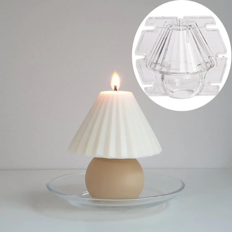 3D Geometric Lamp Candle Mold – DIY Acrylic Mold Kit