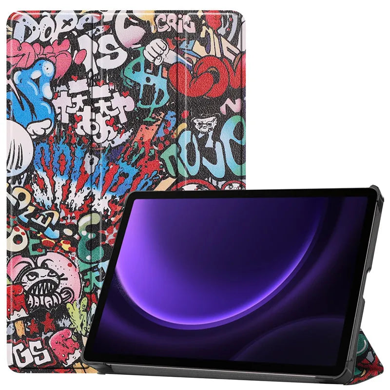 Samsung Galaxy Tab S9 FE 10.9" Tri-Fold PU Leather Smart Case