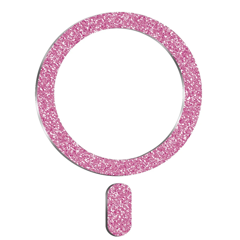 Glitter Magnetic Metal Ring Plate for MagSafe iPhone & Android
