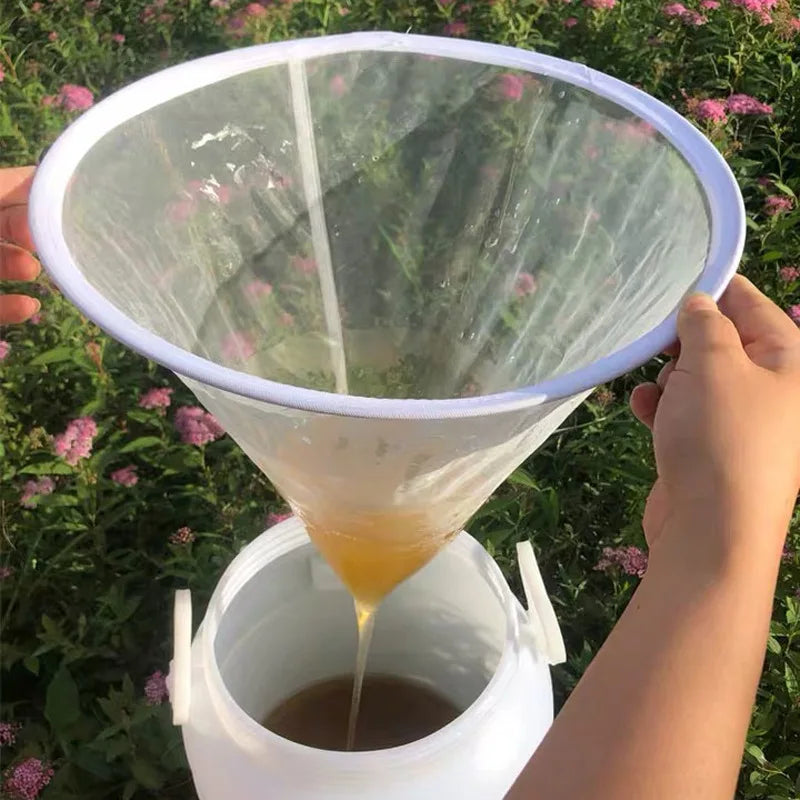 Nylon Cone Honey Filter Mesh Bag – 150 Mesh Strainer