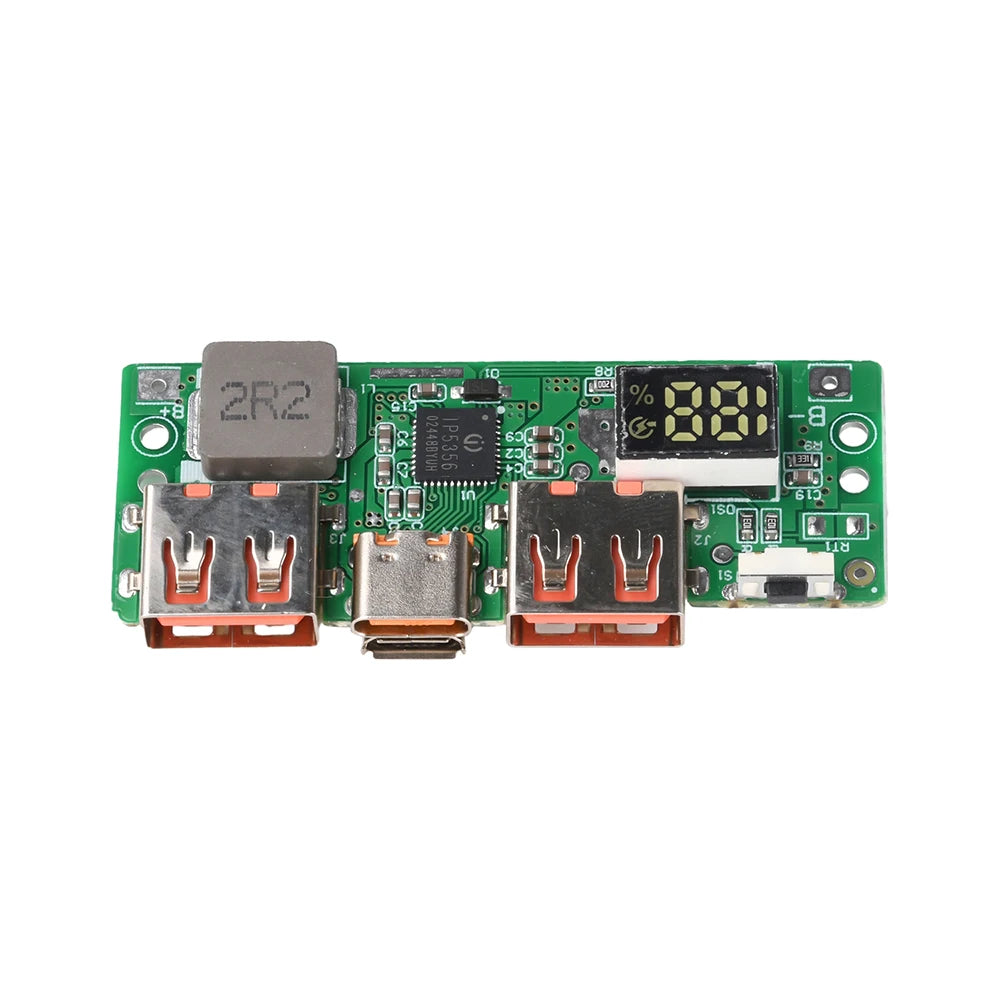 IP5356 Fast Charging Module 5V 3A USB-C QC3.0 PD3.0