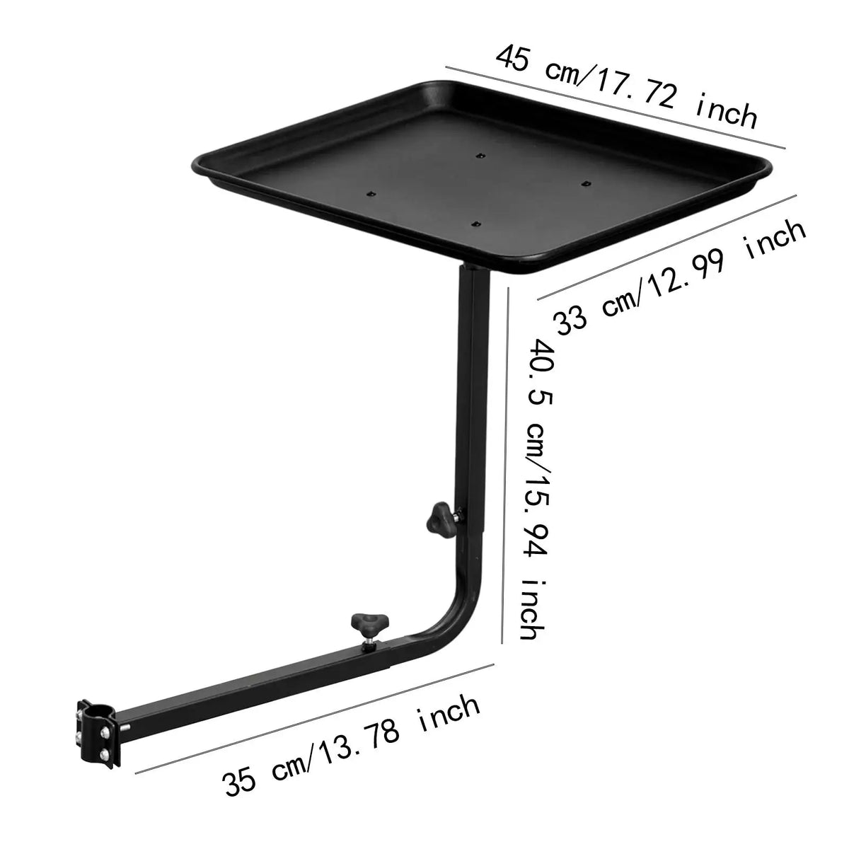 Professional Salon Chair Tray | Adjustable Hairstylist Tool Tray