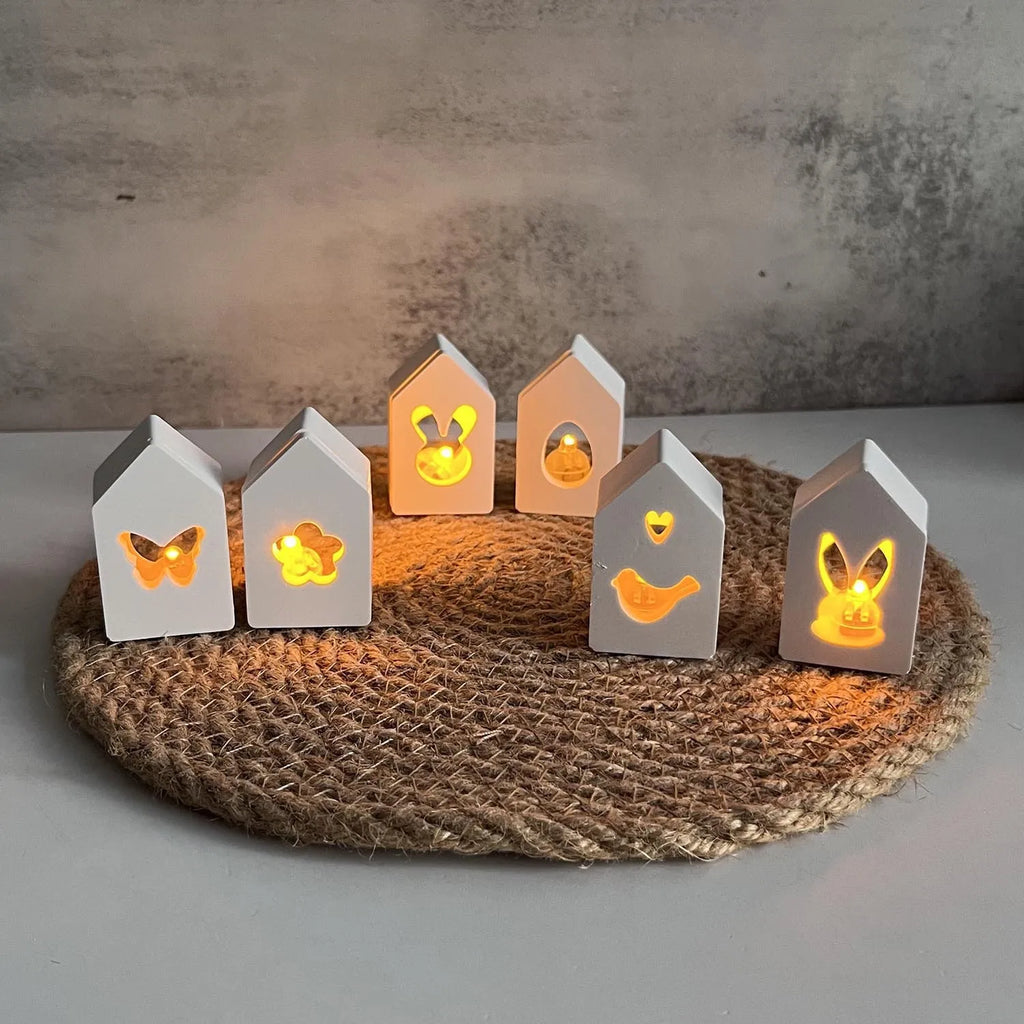 3D Hollow House Silicone Mold – DIY Plaster & Resin Craft