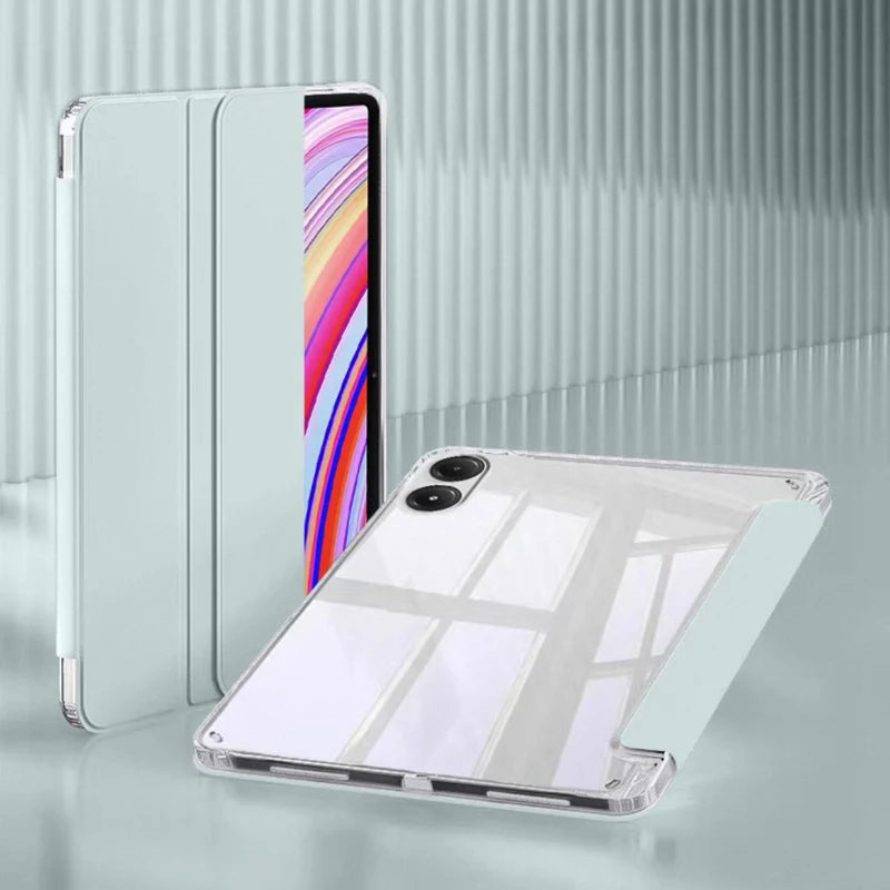 Redmi Pad Pro & Poco Pad Case 12.1" | Acrylic Back + Pen Holder