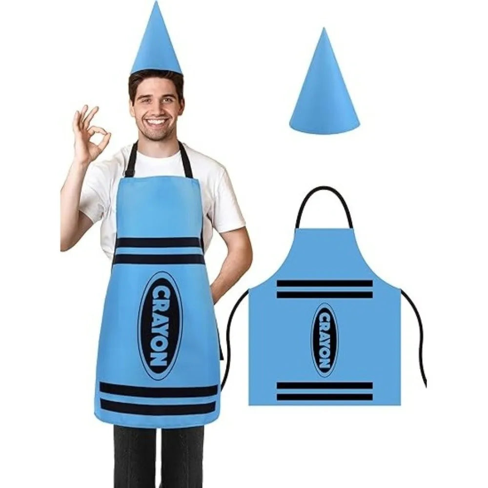 Crayon Costume Apron & Hat Set – Halloween & Book Day