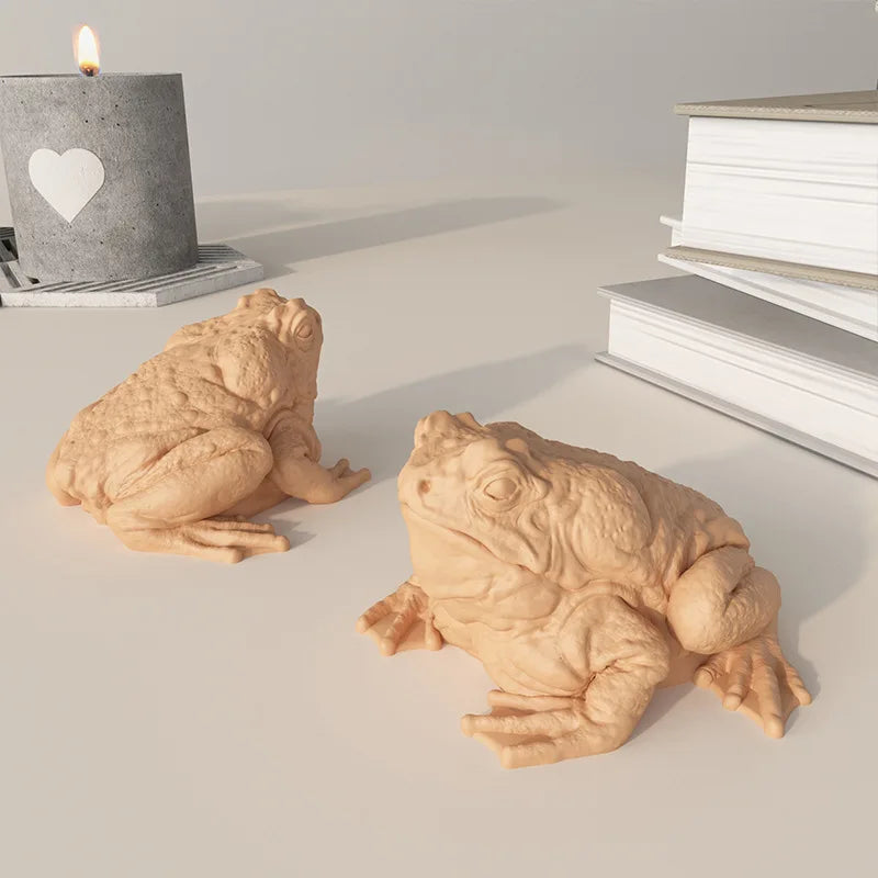 3D Frog Toad Silicone Mold – Candle Soap Resin Chocolate
