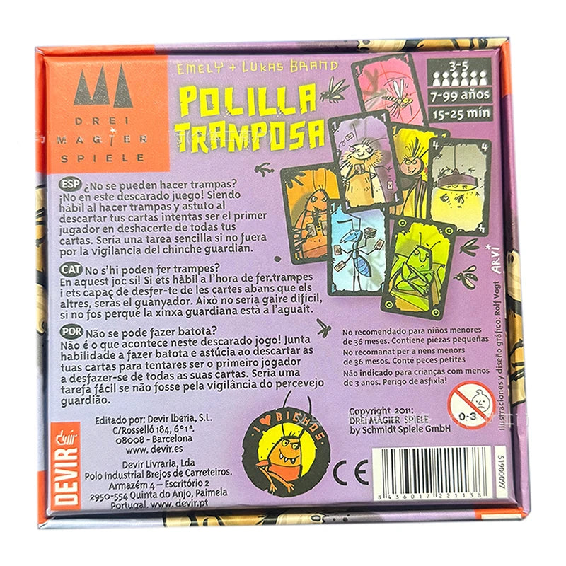 Cheating Moth Card Game – Fun Bluffing Party Game for All Ages