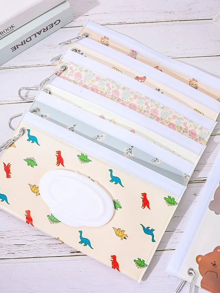 EVA Wet Wipes Bag with Flip Cover & Buckle | Reusable Pouch