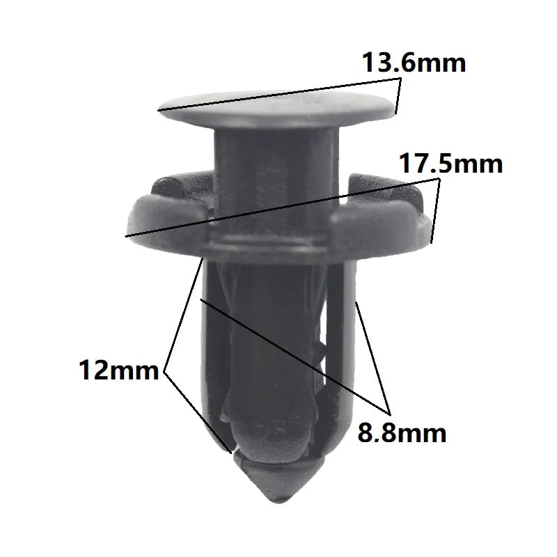 kkjoy Mixed Plastic Car Bumper Trim Retainer Clips 30/60 Pcs