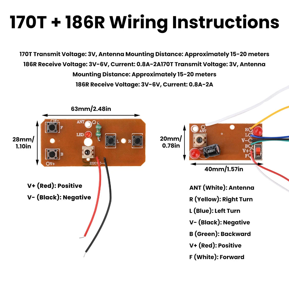 4-Channel 27MHz RC Module – DIY Car Transmitter & Receiver