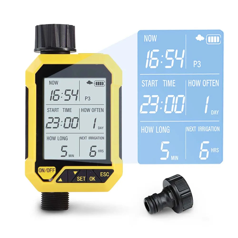 LCD Automatic Garden Irrigation Timer – IPX5, Child Lock | NIFTY