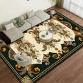 Vintage Persian Paisley Area Rug – Boho Non-Slip Floor Mat