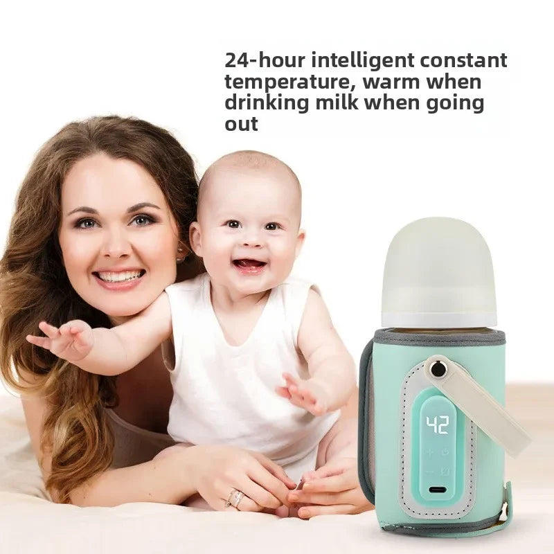 Portable USB Baby Bottle Warmer & Insulation Cover – 21W