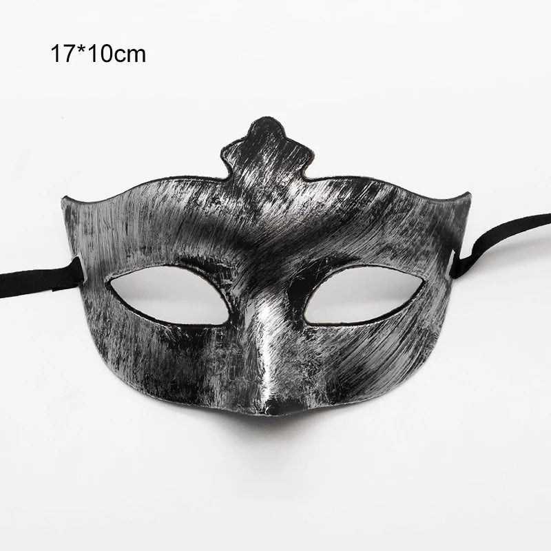Retro Jazz Masquerade Half Face Mask – Halloween Costume