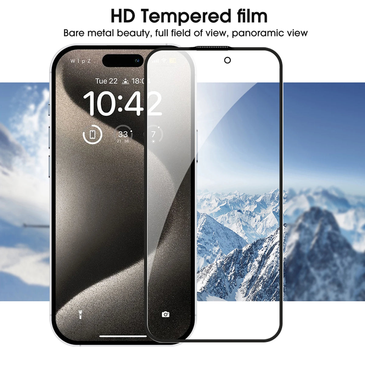 Privacy Screen Protector iPhone 17/17 Pro/Air – Tempered Glass