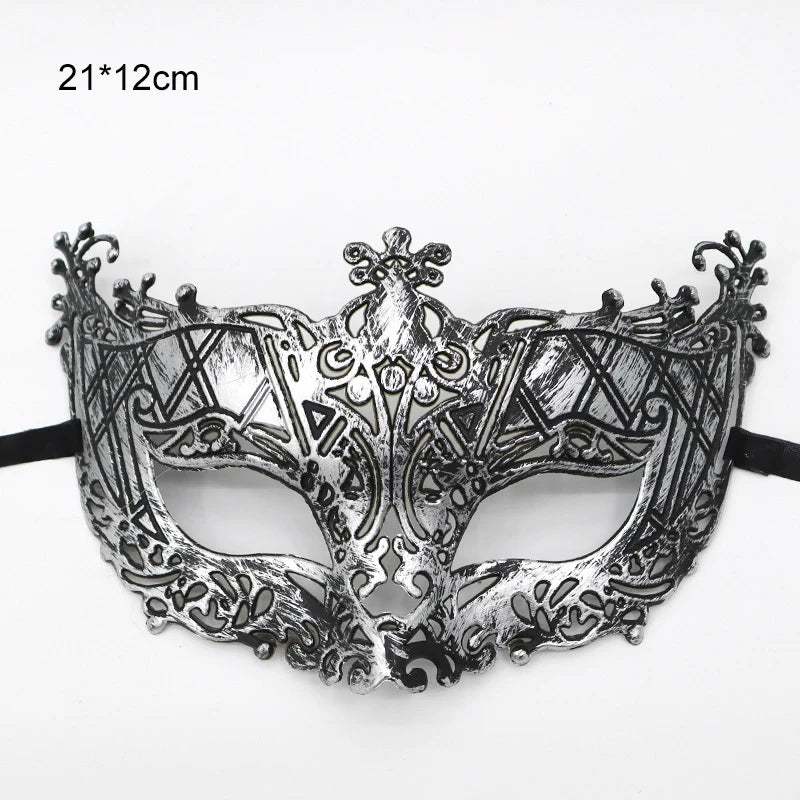 Retro Jazz Masquerade Half Face Mask – Halloween Costume