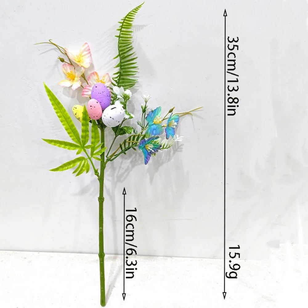 Easter Egg Branch with Rabbits – DIY Spring Flower Decor