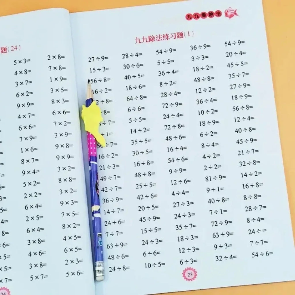 Kids Multiplication & Division Drills Workbook – Grades 1–4