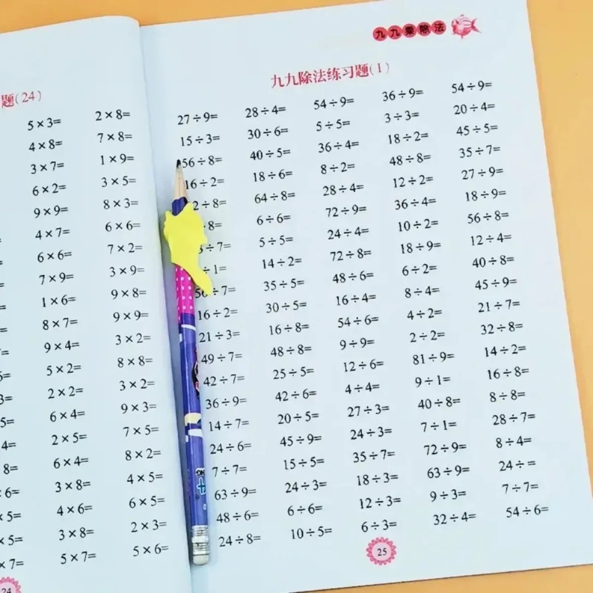 Kids Multiplication & Division Drills Workbook – Grades 1–4