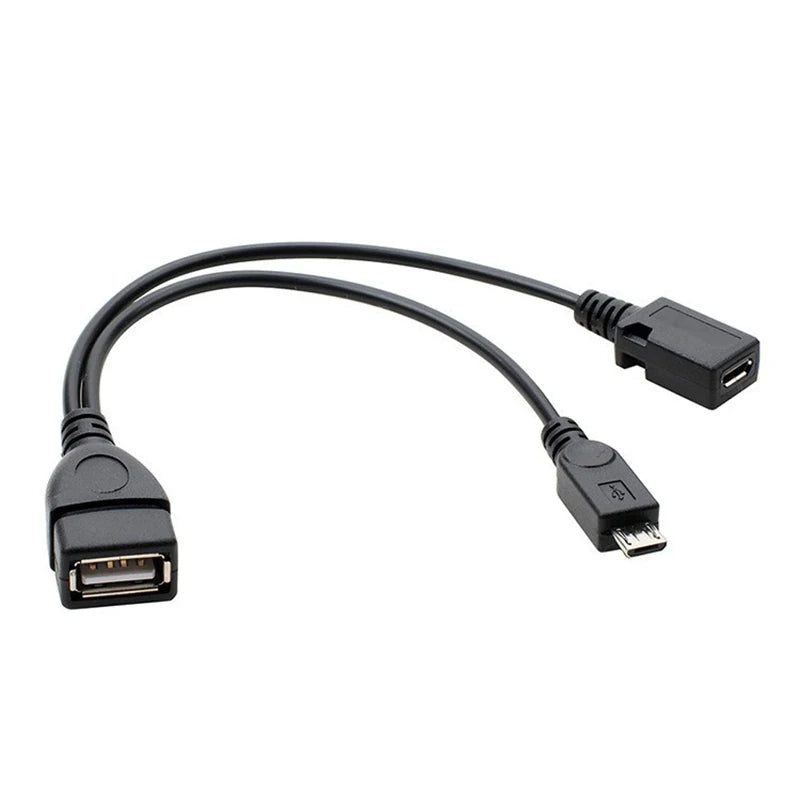 Micro USB OTG Splitter Y Cable – Fire Stick, PC & Tablet