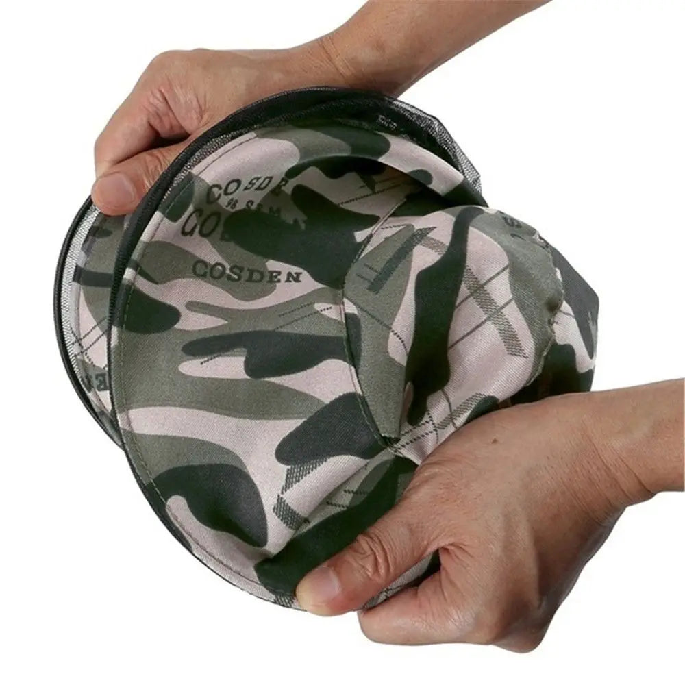 Foldable Mosquito Net Hat – Insect & Sun Protection Cap