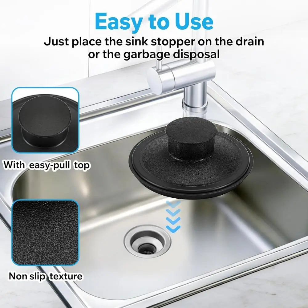 Universal Garbage Disposal Stopper – Anti-Odor Sink Drain Plug