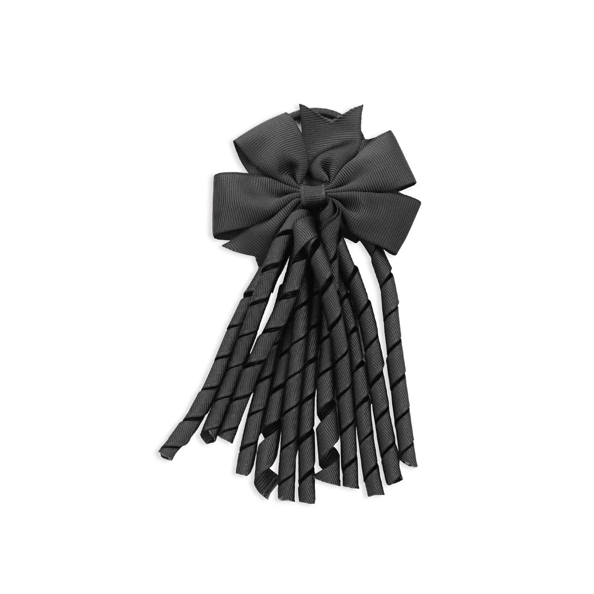 12-Pack Girls' Grosgrain Ribbon Bow Hair Ties | Cheerleading