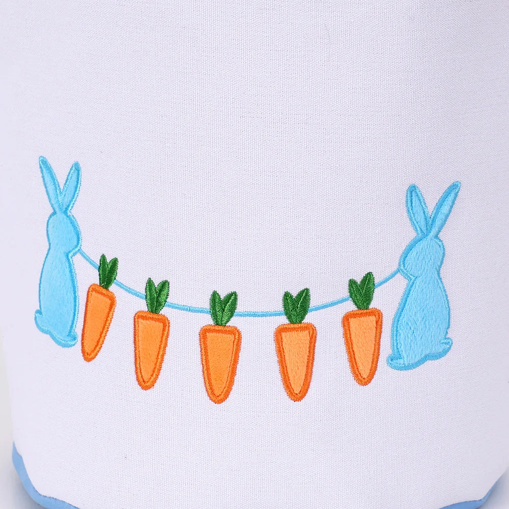 Easter Canvas Tote Bag – Bunny Egg Hunt & Candy Gift Basket