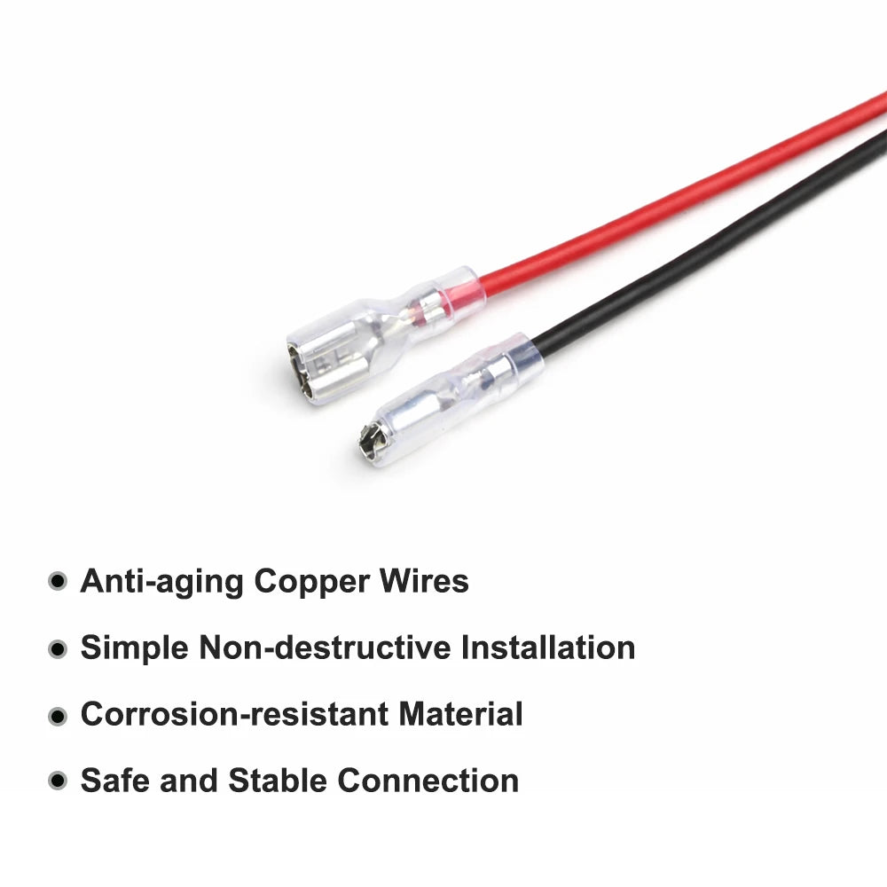 H1 1-to-2 Conversion Cable for Automotive LED Fog Light Socket