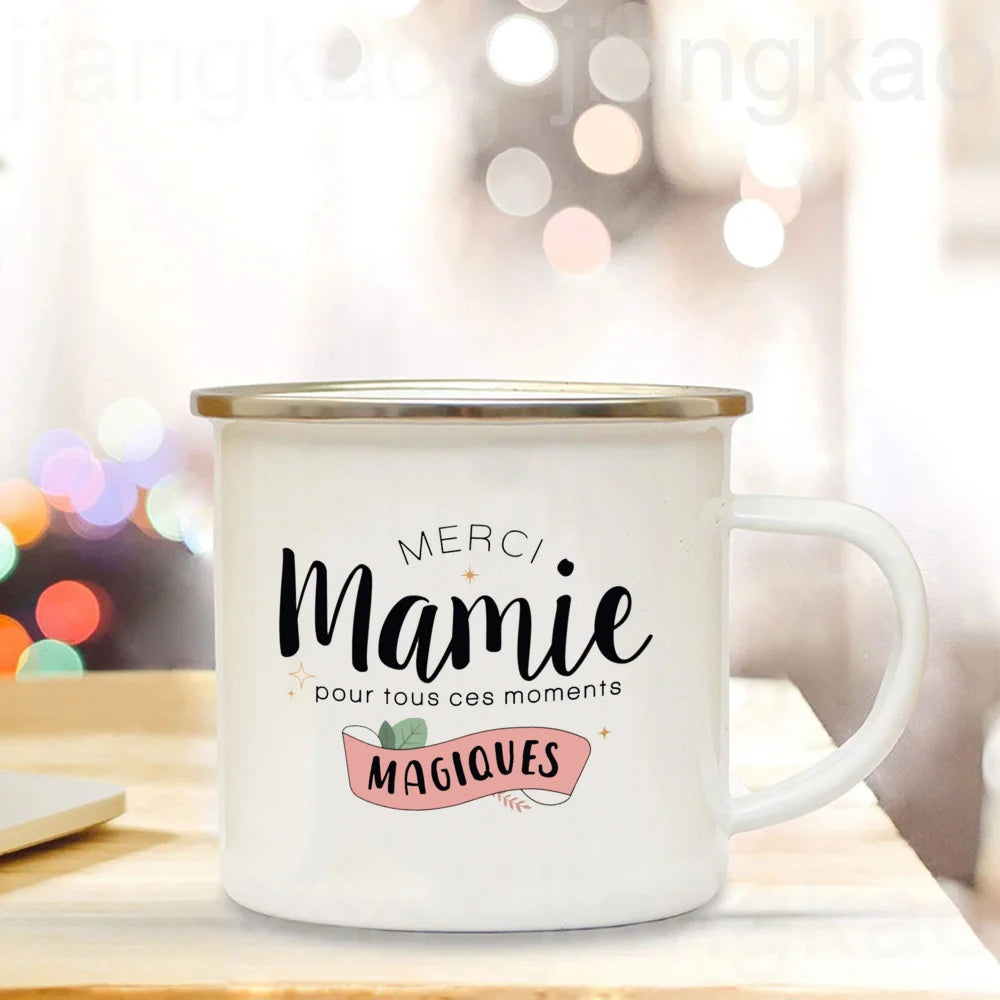 Thank You Grandma Enamel Mug | Magical Moments Gift