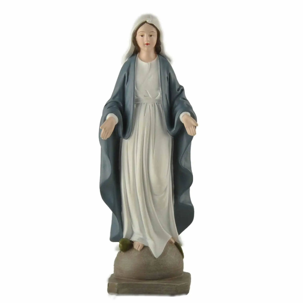 Virgin Mary Resin Statue – Our Lady of Grace Tabletop Figurine