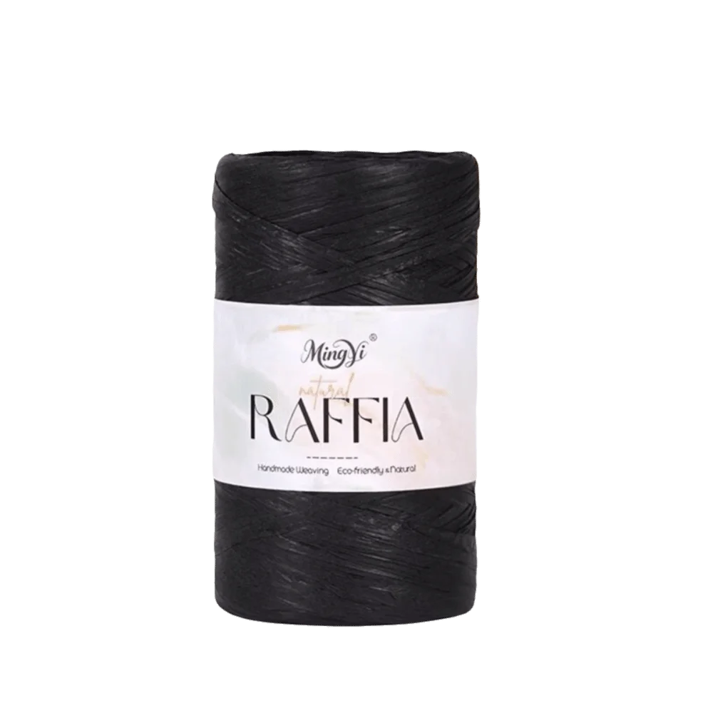 Multi-Color Raffia Yarn – 100% Bamboo Fiber Knitting Cord 100g