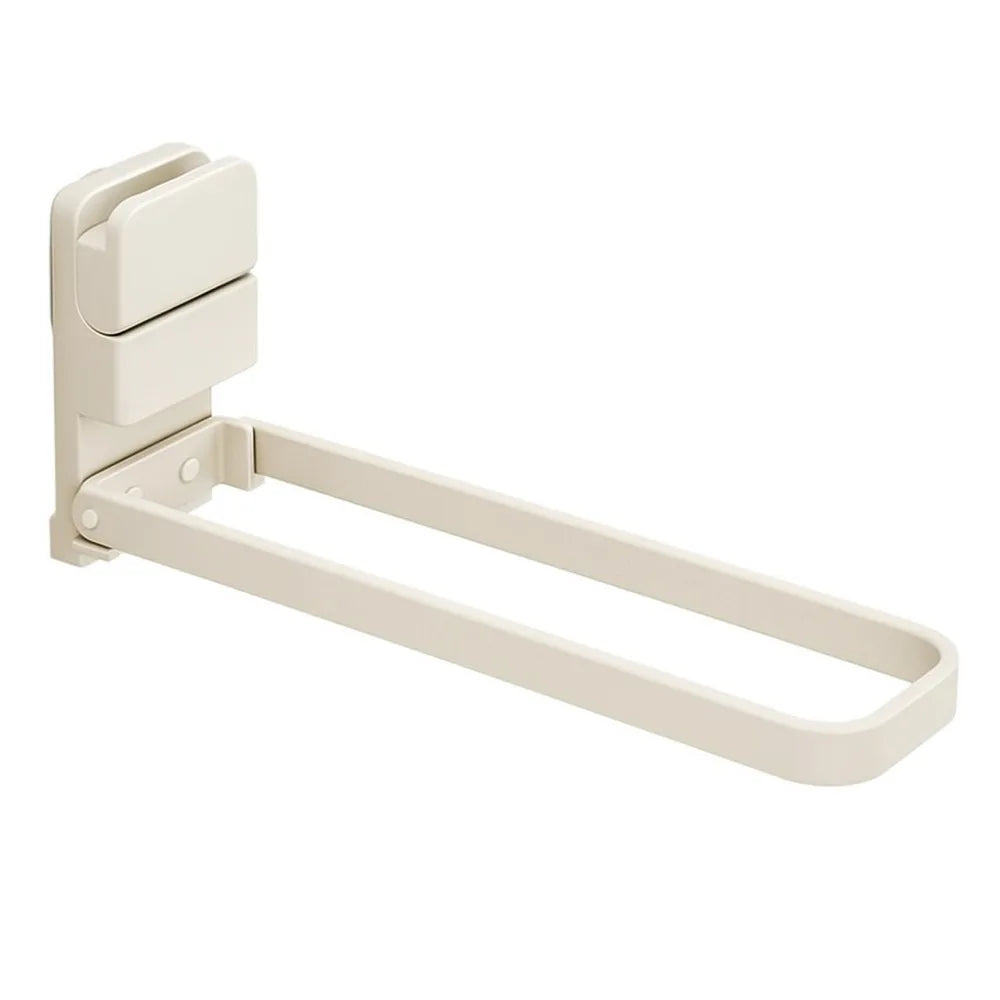 Foldable Suction Cup Towel Rack – No-Drill Bathroom Hanger