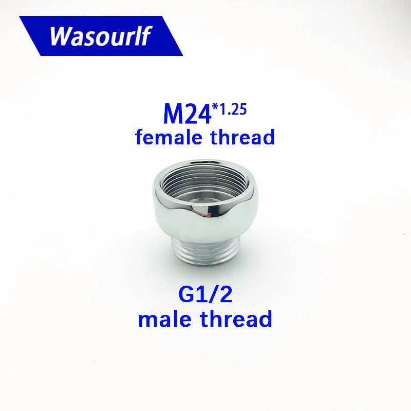 M24 to G1/2 Brass Thread Adapter | Shower Faucet Connector