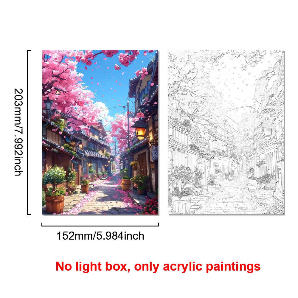 Tokyo Japan LED Light Painting – 2-in-1 Wall & Desk Lamp