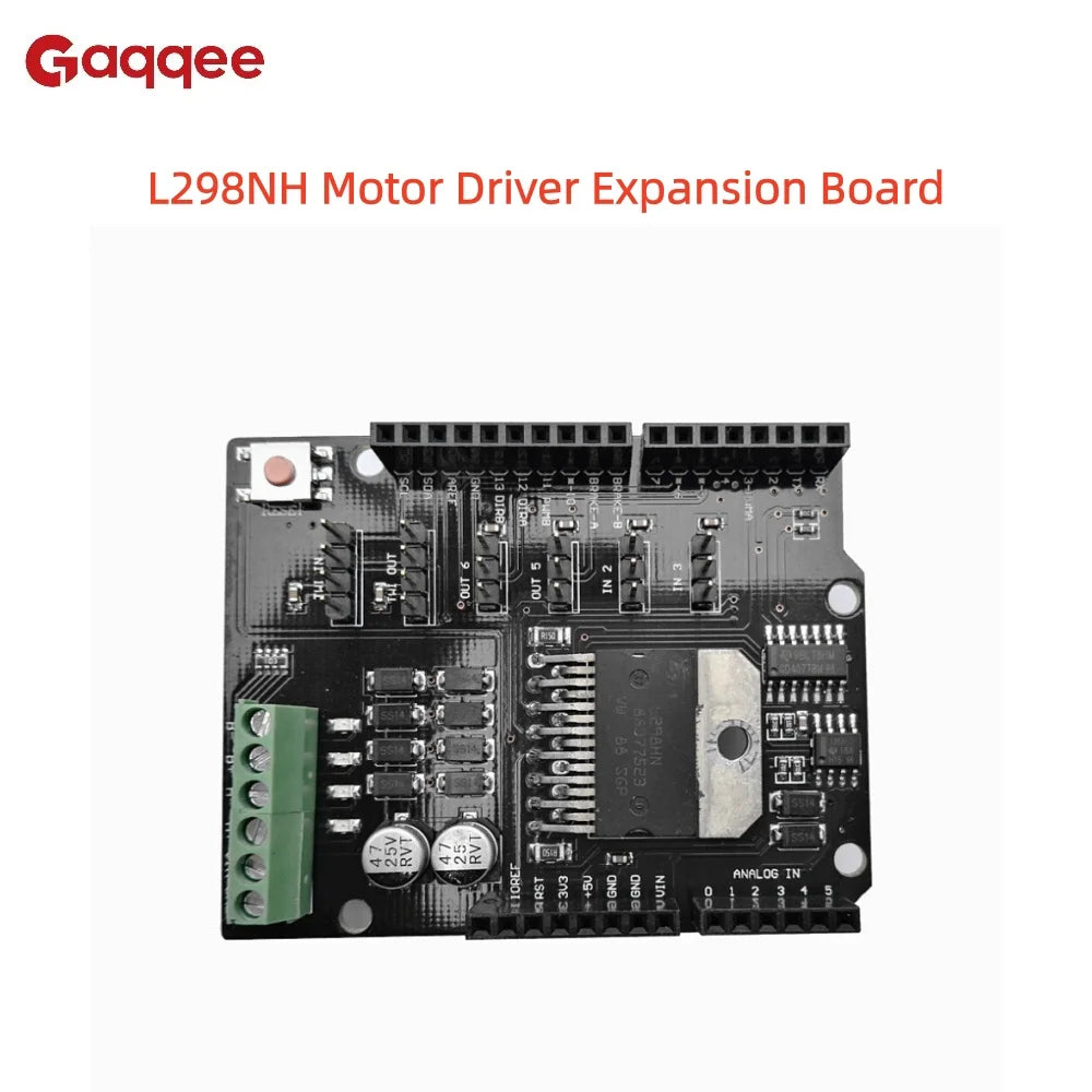 L298NH Motor Driver Board – Drive 2 DC or 1 Stepper Motor