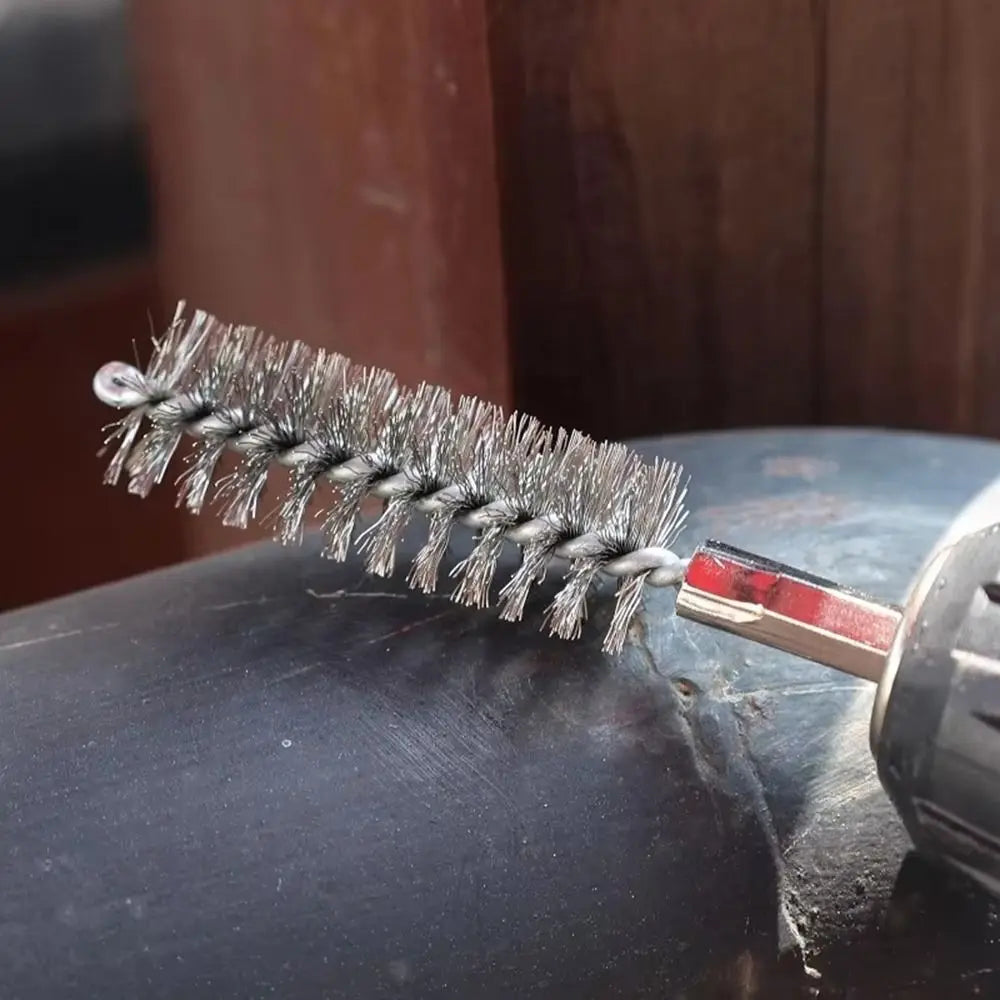 Stainless Steel Bore Brush Set | 1/4" Hex Shank | 8–25mm