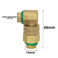 90° Copper Union Joint – Quick Connect High Pressure Tube Fitting