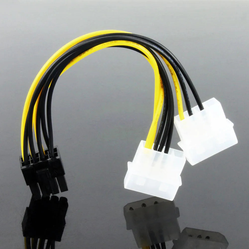 8-Pin to Dual 4-Pin PCIe Graphics Card Power Cable | OULLX