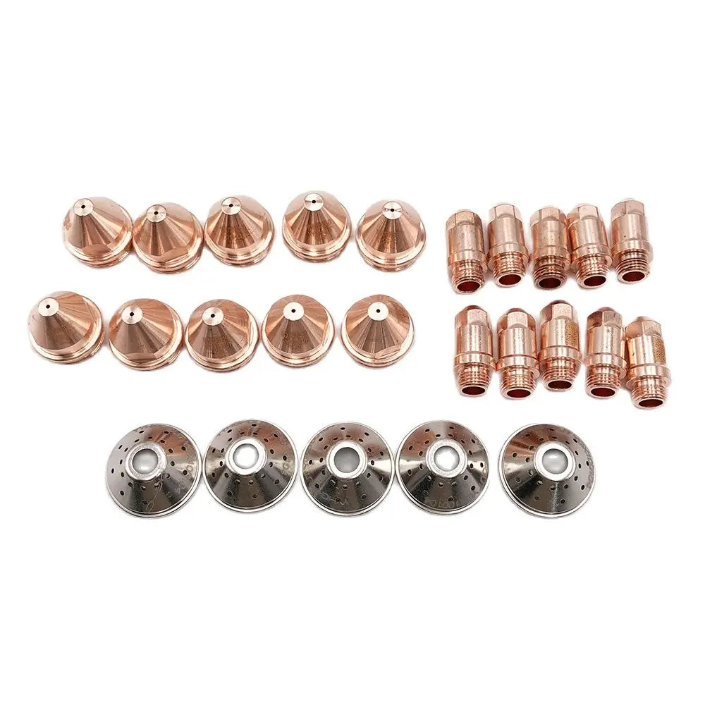 JINSLU YK-100 Plasma Torch Consumables – Shield, Electrode & Nozzle
