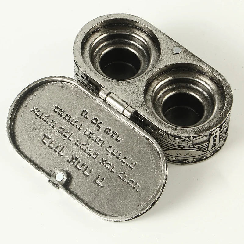 Portable Shabbat Travel Candlestick – Jerusalem Silver Judaica